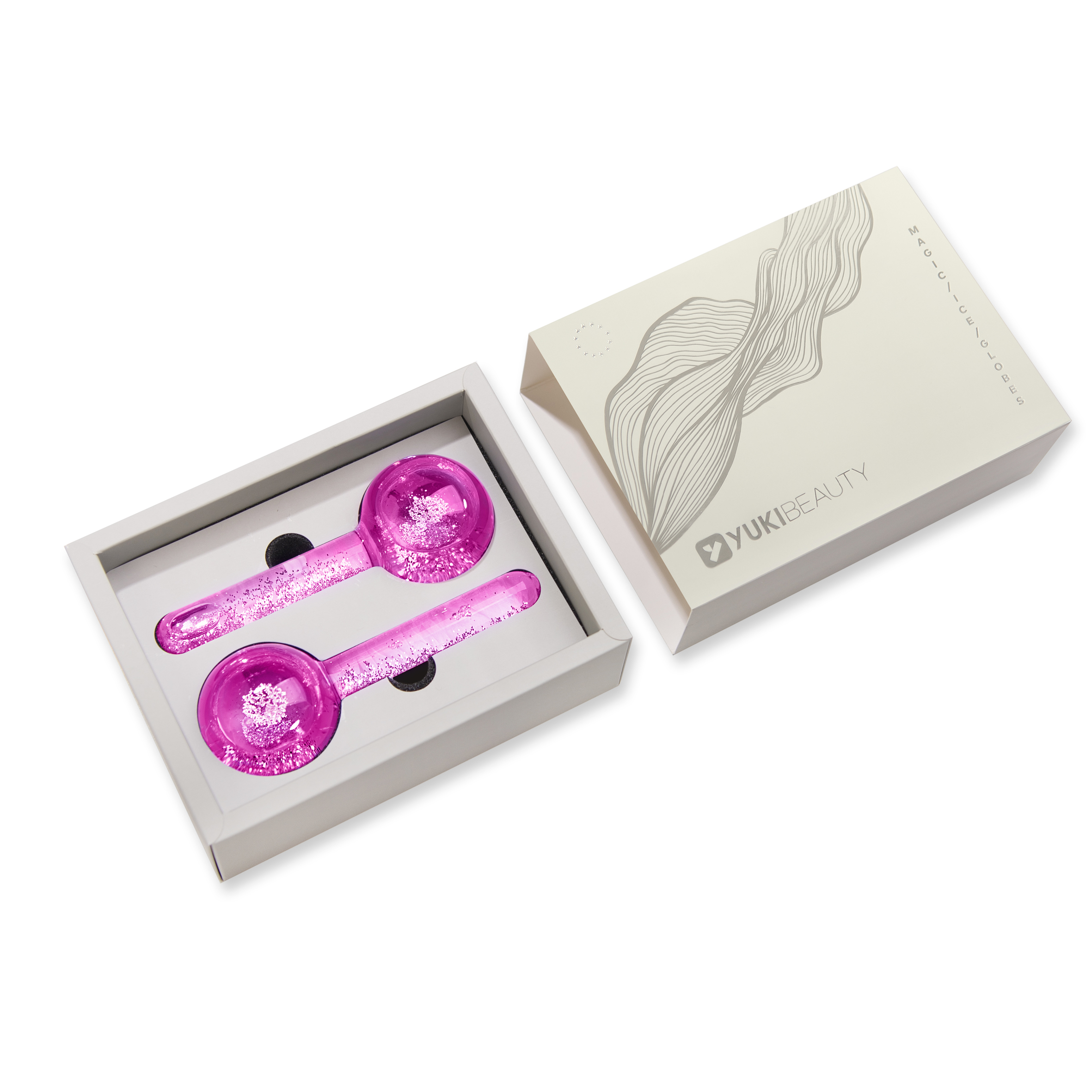 گوی یخی صورتی