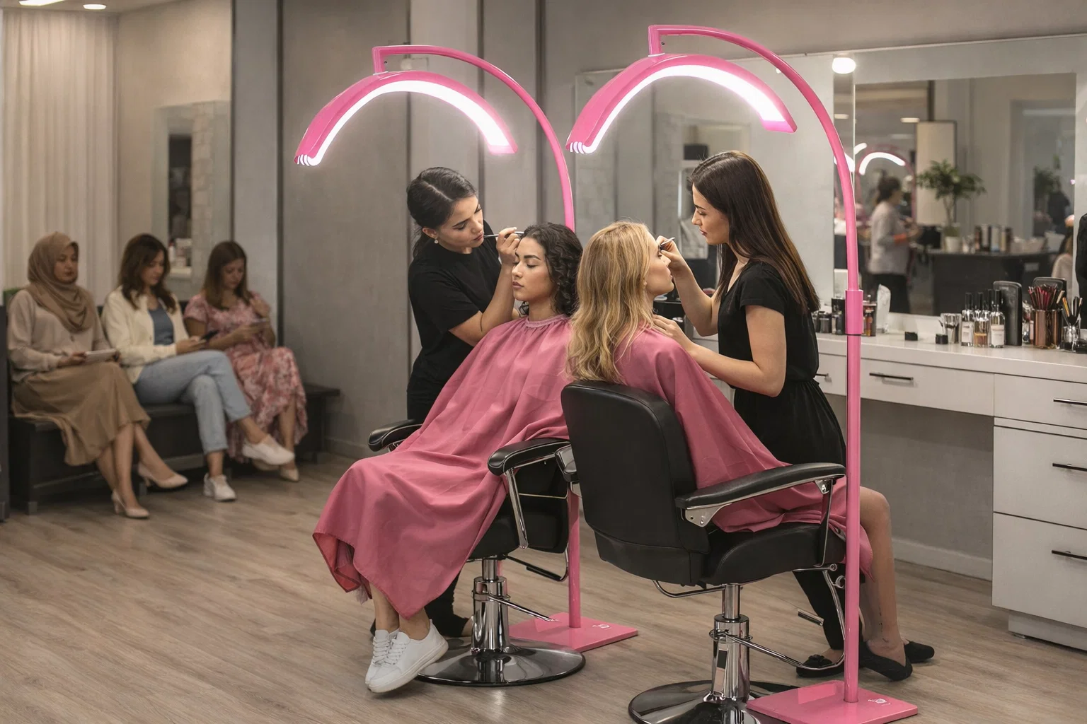 بهترین مونلایت برای میکاپ حرفه‌ای در سال ۱۴۰۵ (مقایسه کامل مونلایت هلالی، رینگ لایت و لامپ ایستاده)