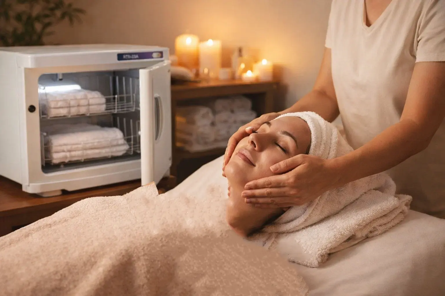 چرا دستگاه حوله گرمکن استریل برای سالن‌های ماساژ ضروری است؟