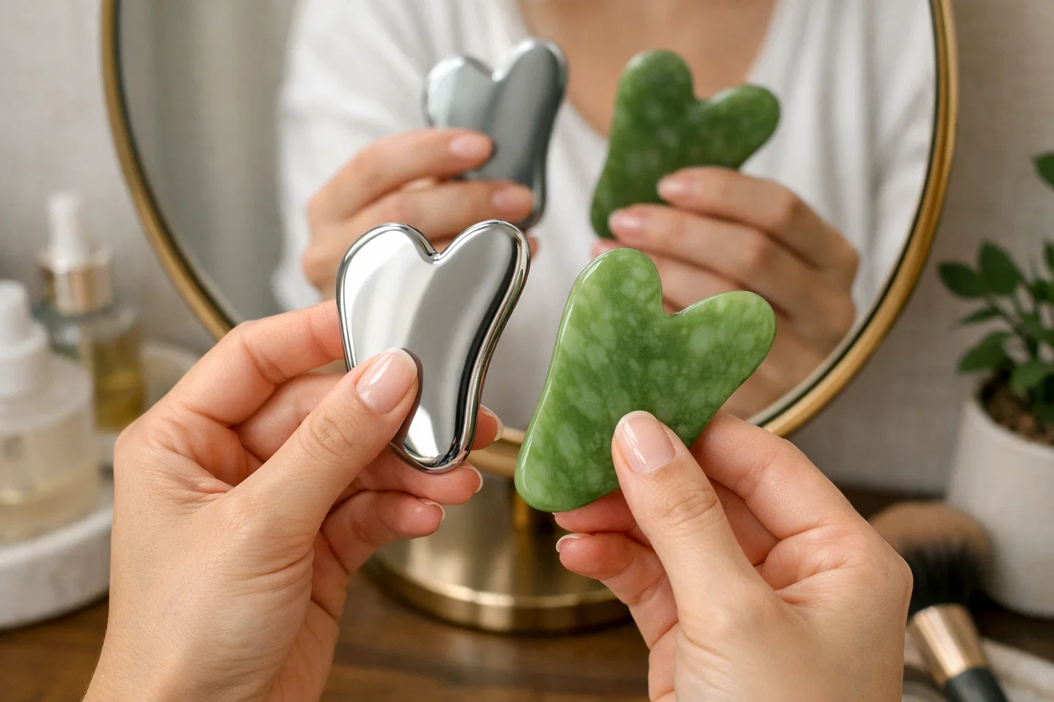 گواشا استیل یا سنگ گواشا